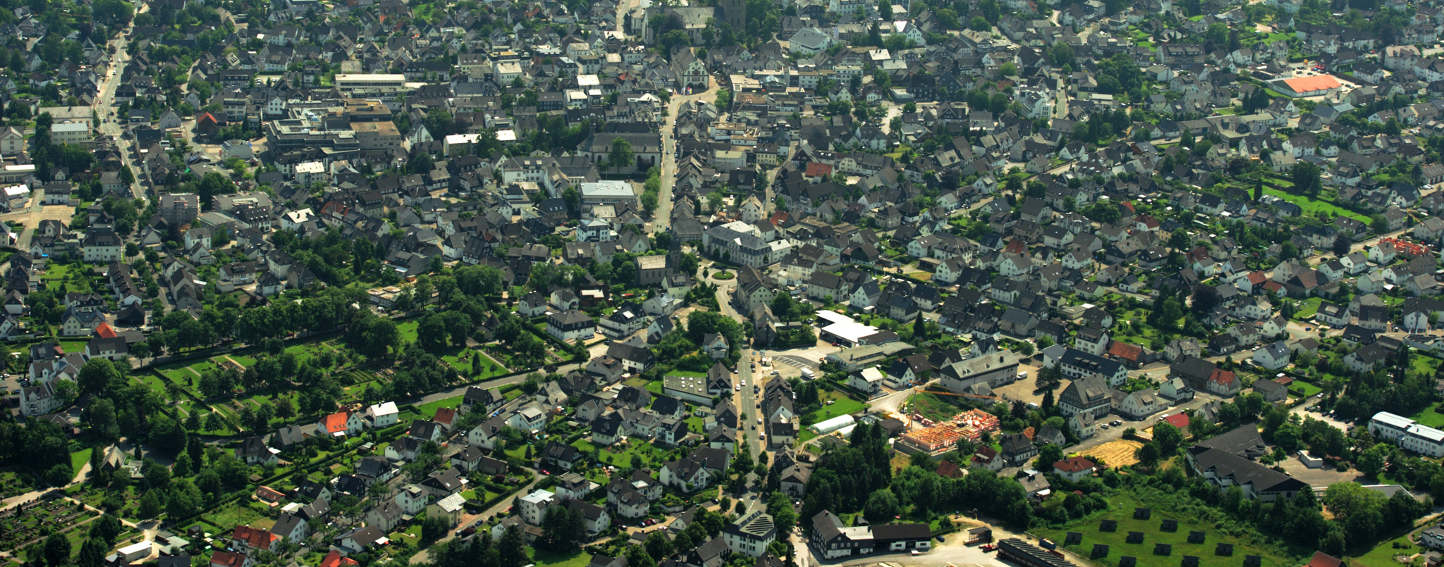 Vogelperspektive von Brilon