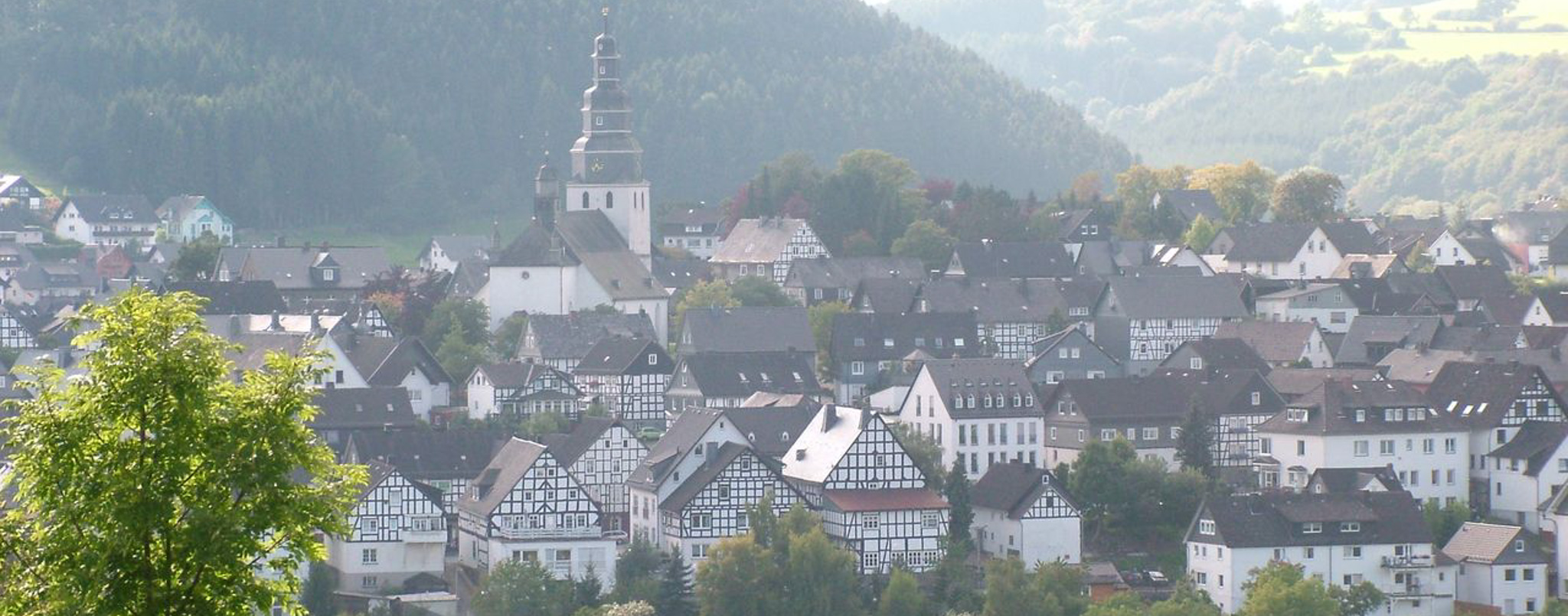 Luftaufnahme von Hallenberg