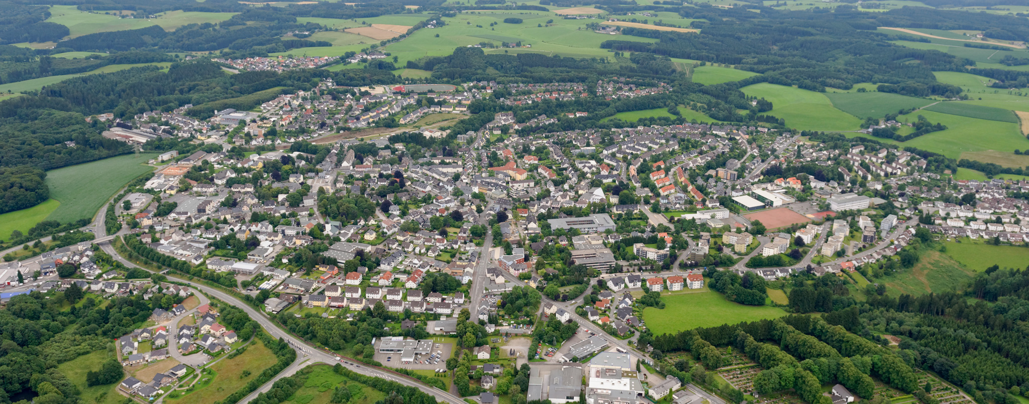 Vogelperspektive Halver