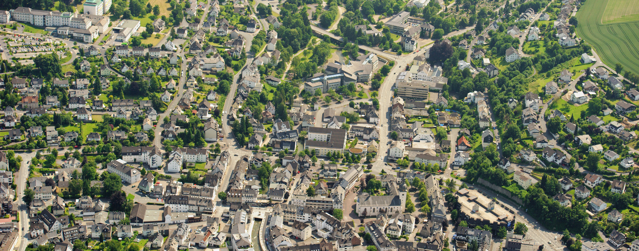 Vogelperspektive Meschede