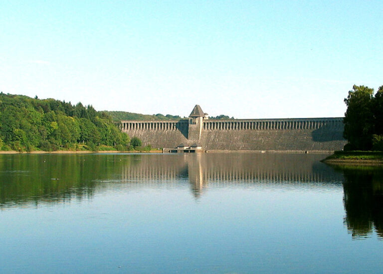 Aufnahme von der Möhnetalsperre, Möhnesee