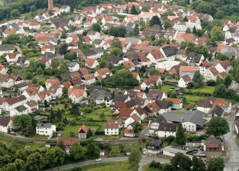 Luftaufnahme von Rüthen