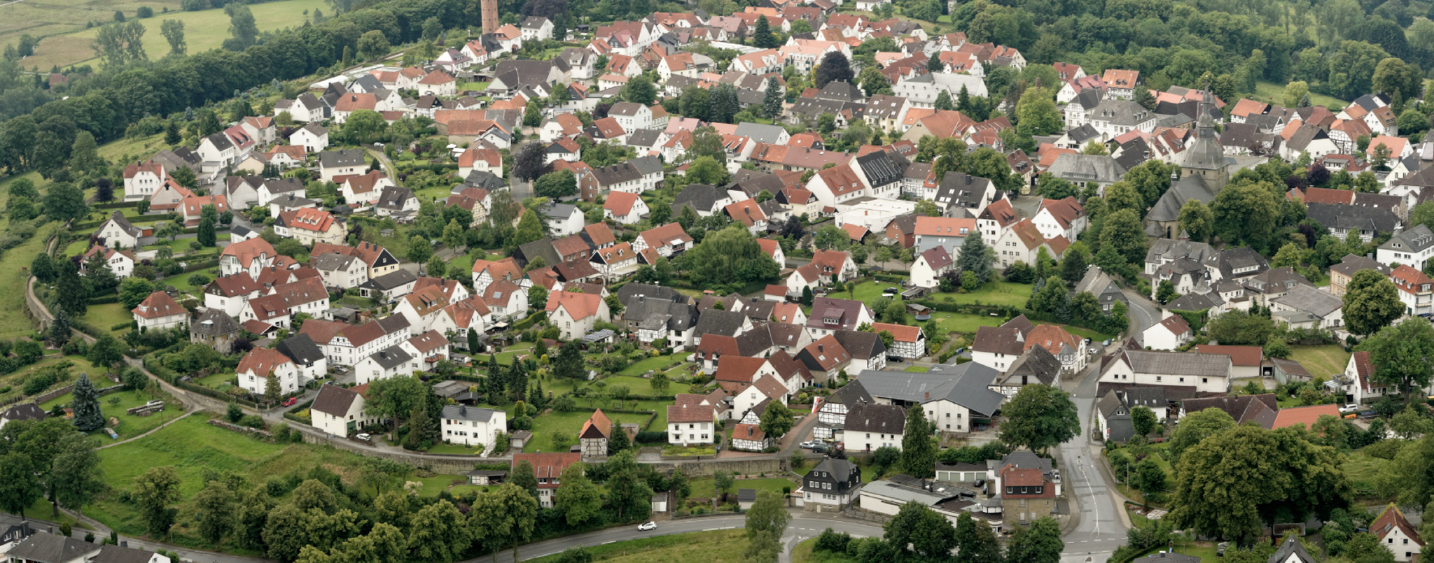 Luftaufnahme von Rüthen