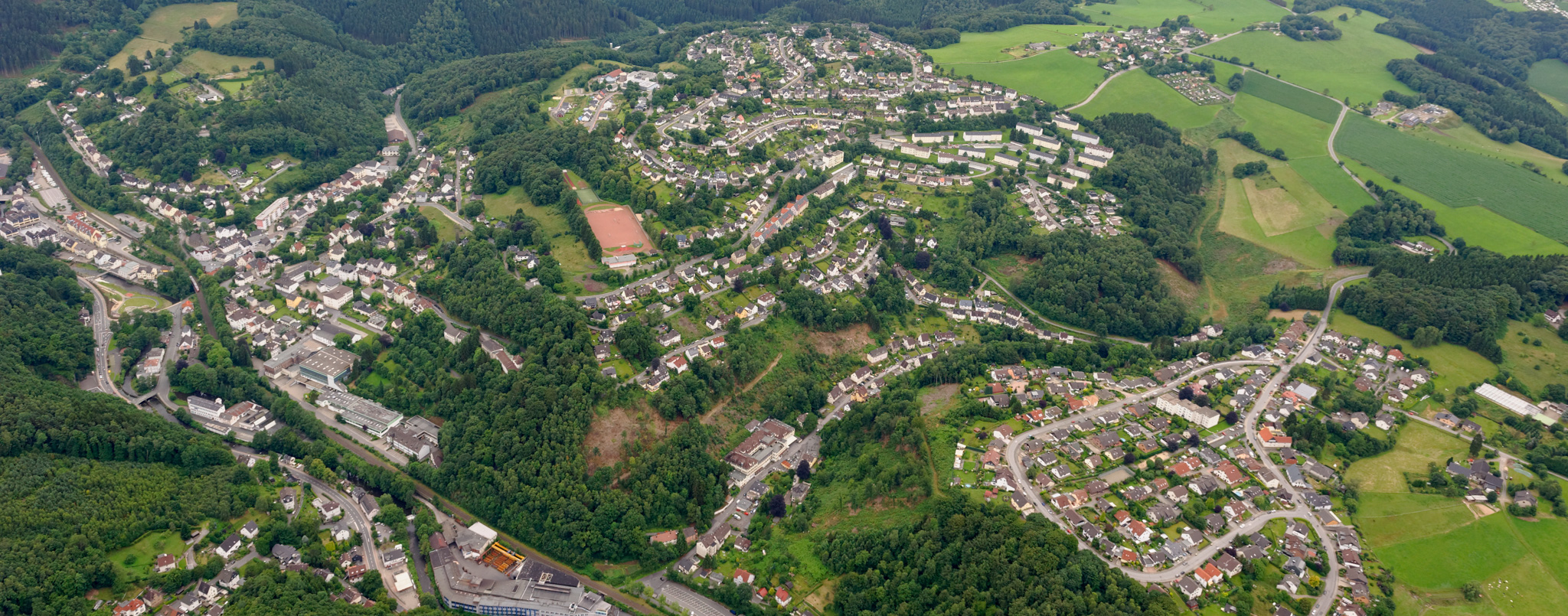 Vogelperspektive Schalksmühle